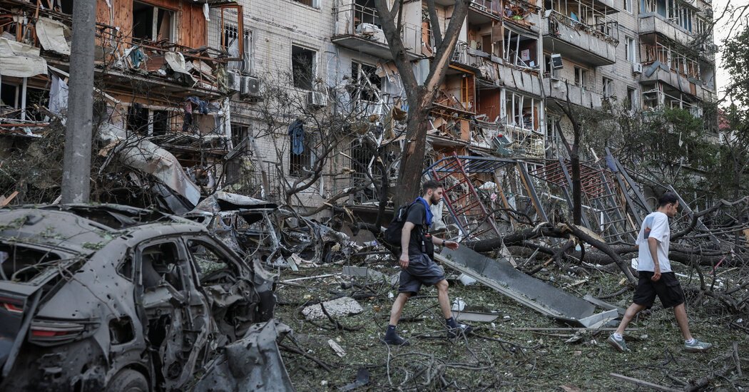 Russia Bombards Ukrainian Capital With Deadly Wave of Attacks
