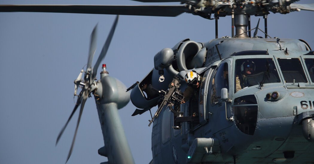Navy Ends Search for Missing Crew Member After Arabian Sea Helicopter Crash