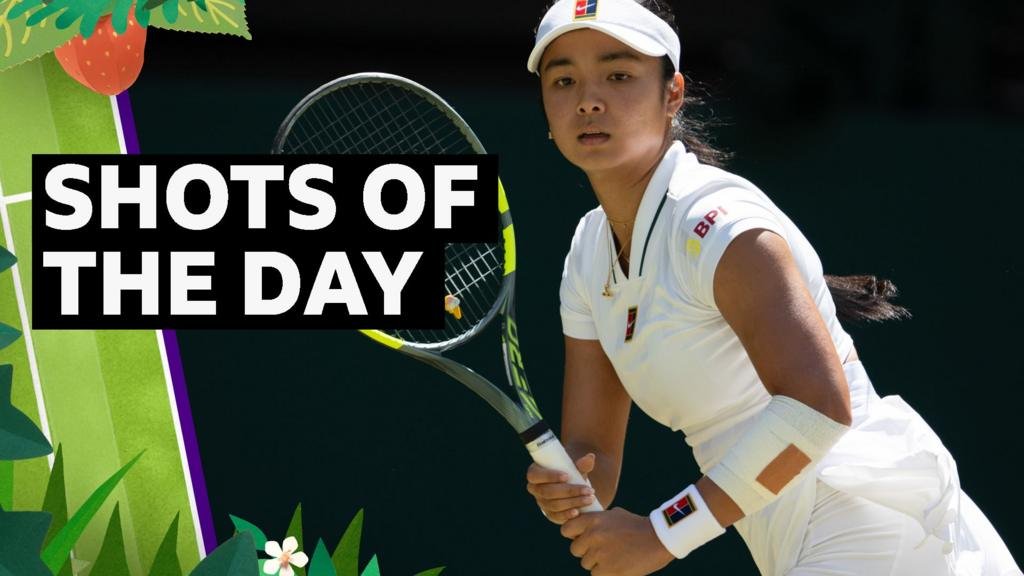 'Take a bow!' – best shots from day eight at Wimbledon