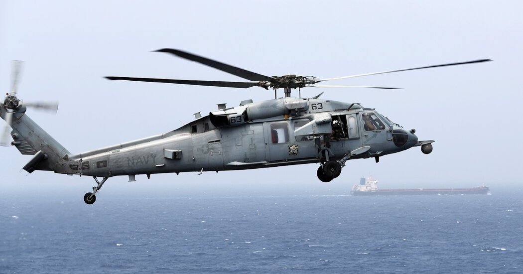 Navy Identifies Crew Member Lost in Arabian Sea Helicopter Crash