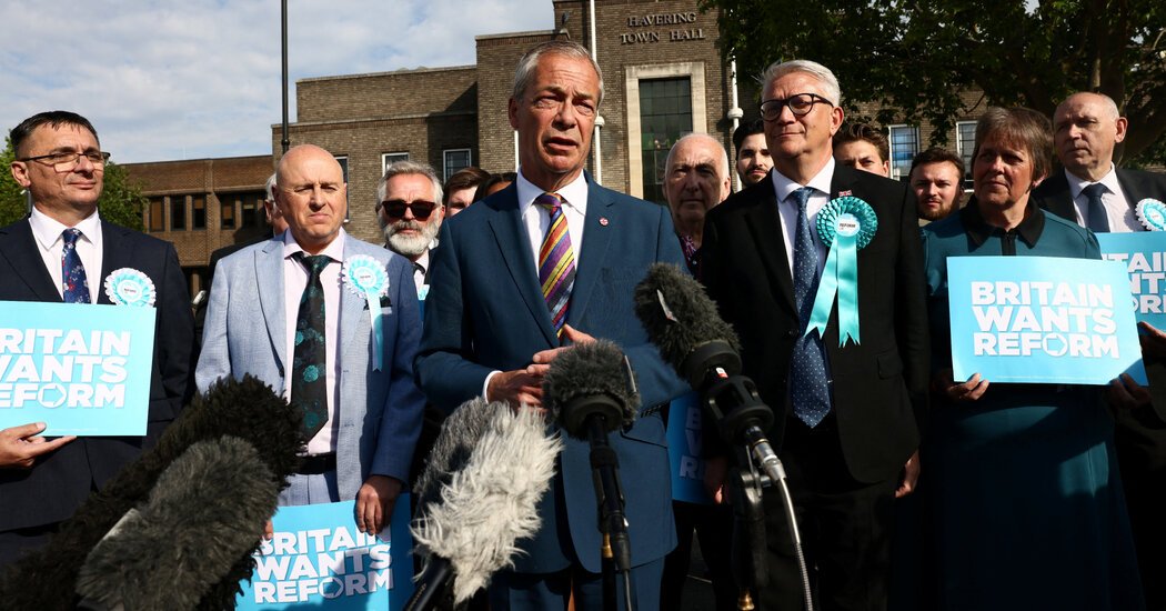 Farage Says He Will Resign From UK’s Parliament, Setting Off a By-Election: Live Updates