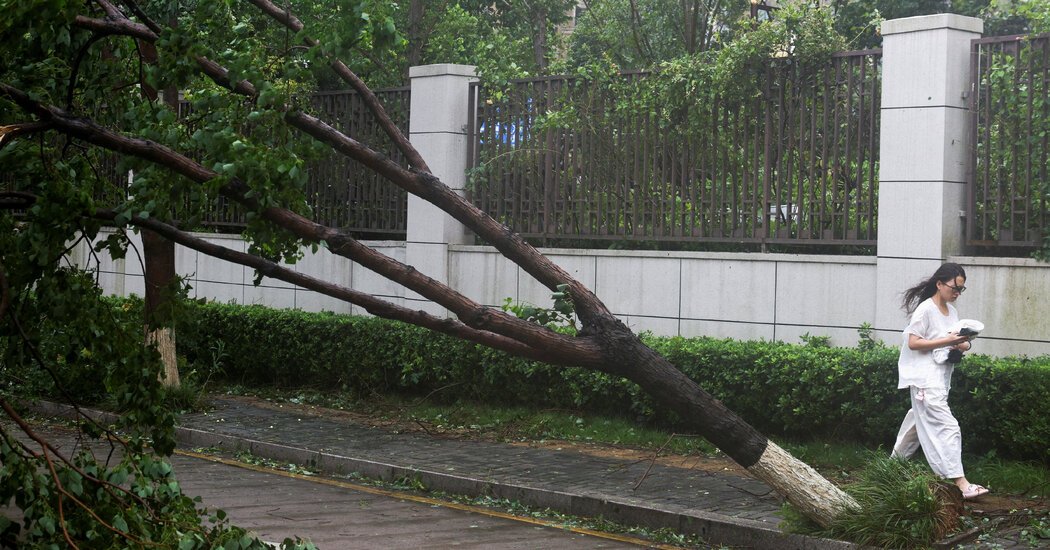 Typhoon Bavi Hits China, Causing Evacuations, Floods and Flight Delays