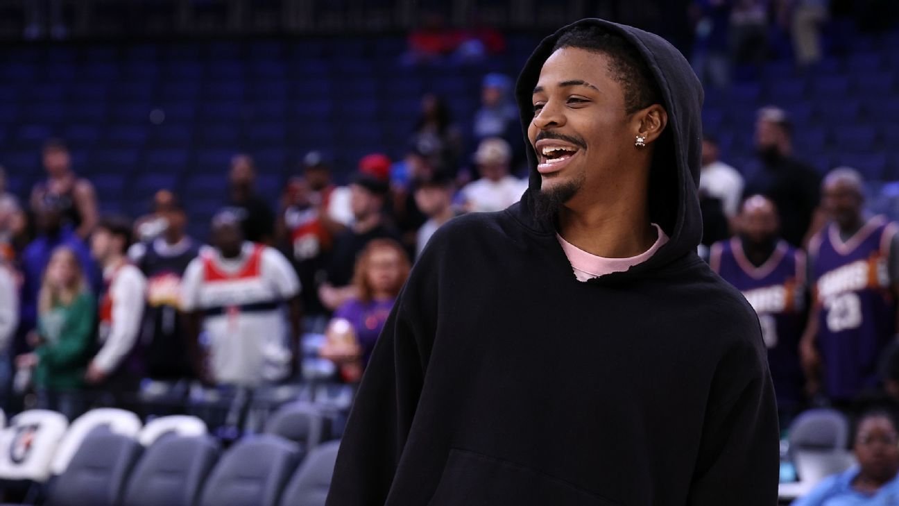 Ja Morant switches jersey number from 12 to 1 with Portland