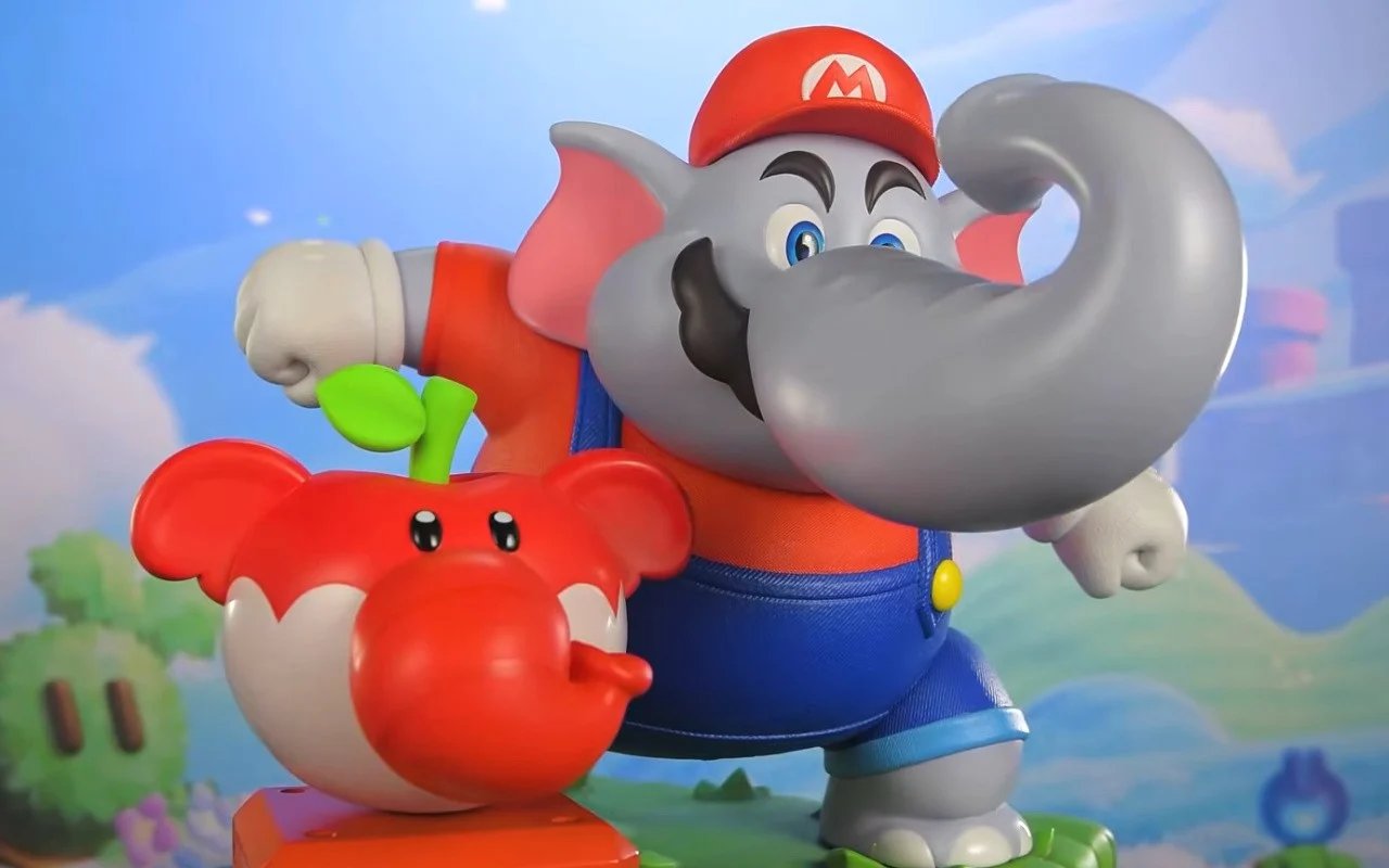 Super Mario Bros. Wonder “Elephant Mario” Statue Officially Revealed, Here’s A First Look