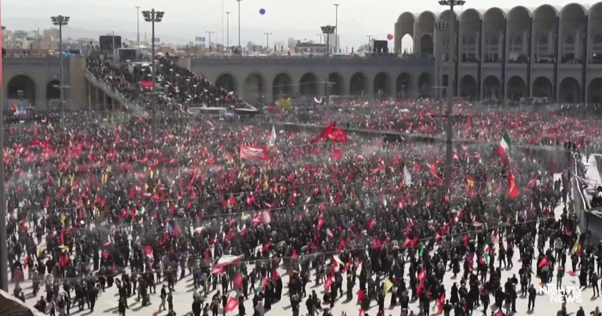 Iranians mourn former Supreme Leader