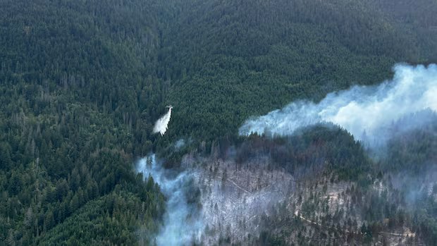 Brunswick Creek wildfire balloons to 1,200 hectares, forcing evacuations near Boston Bar, B.C.