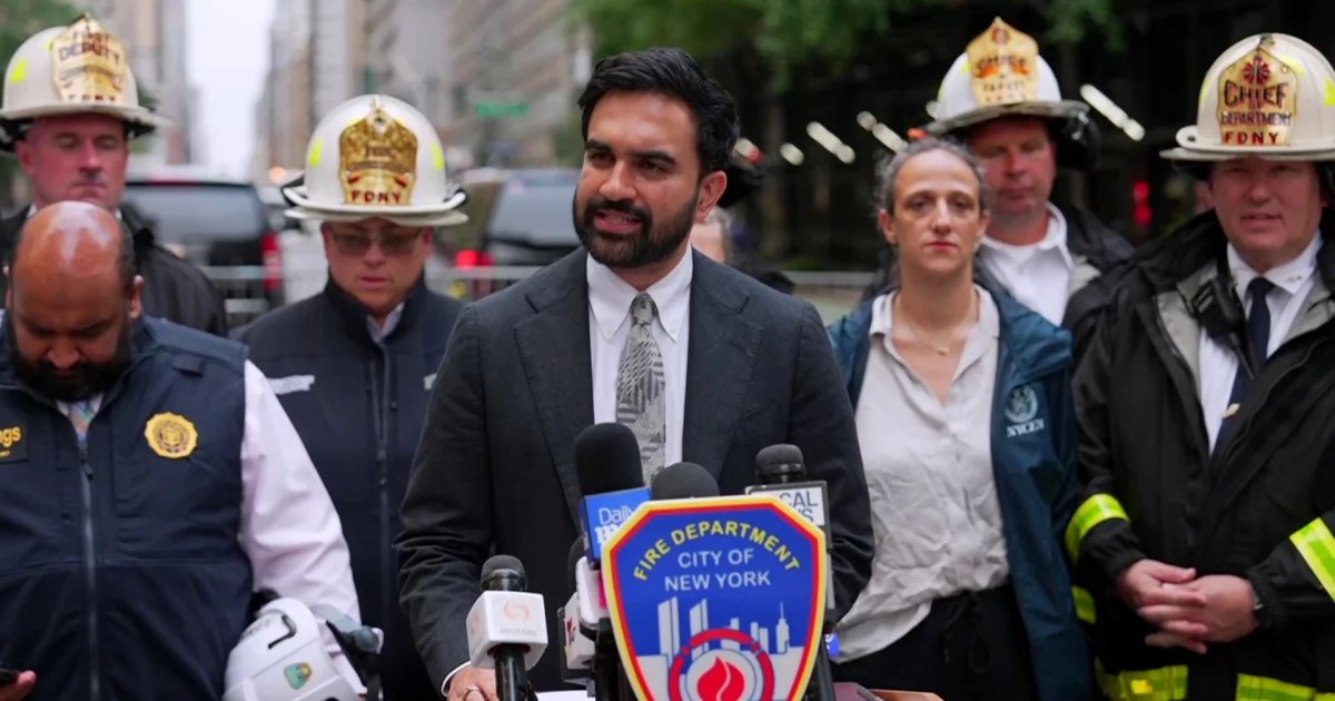 Mamdani and officials give update on buckling beams at Manhattan building