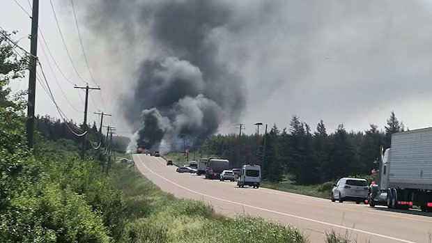3 people killed in collision between ambulance and transport truck near Confederation Bridge, RCMP say
