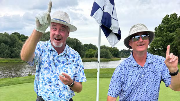 2 golfing buddies each sink an ace at the same hole on the same day at Cambridge, Ont., course