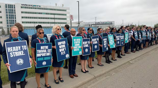 WestJet flight attendants could strike on the August long weekend — if they vote yes