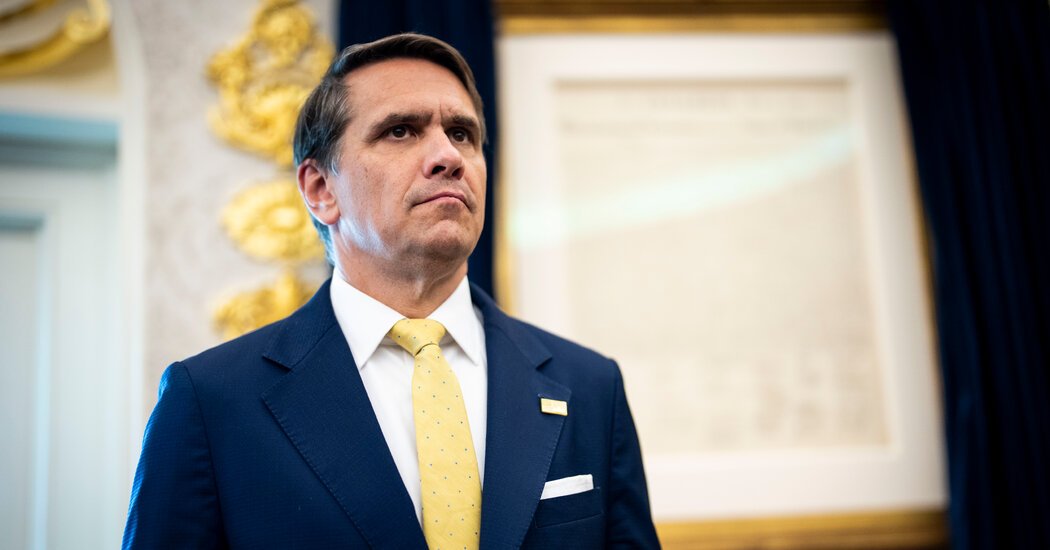 Live Updates: Key G.O.P. Senator Presses Todd Blanche, Trump’s Attorney General Pick