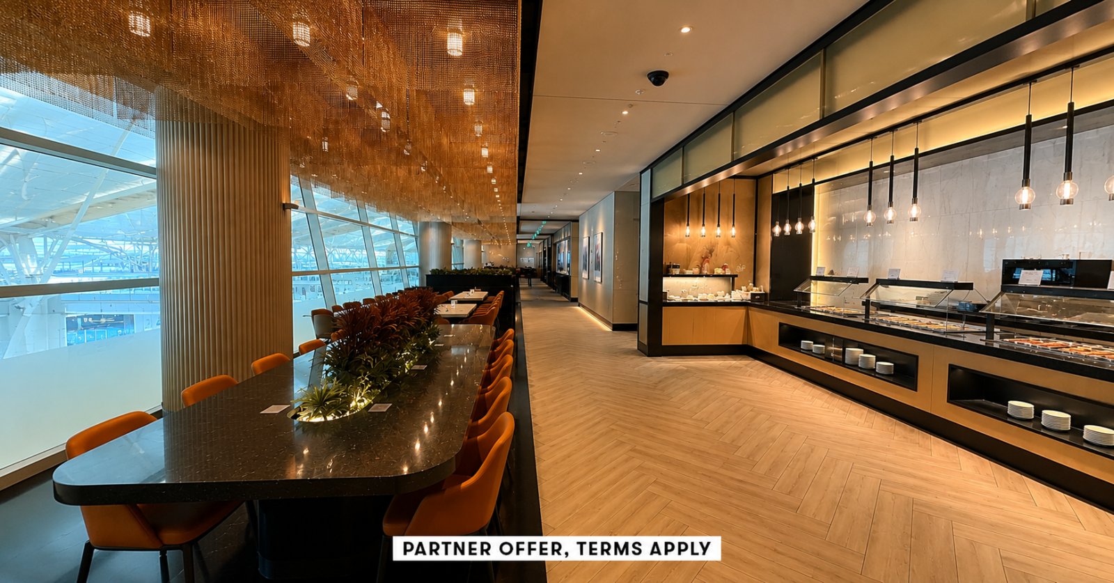 Inside the new Chase Sapphire Lounge at DFW