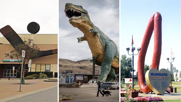 Giant dinosaurs, oversized sausages: Are Canada’s roadside attractions worth keeping around?