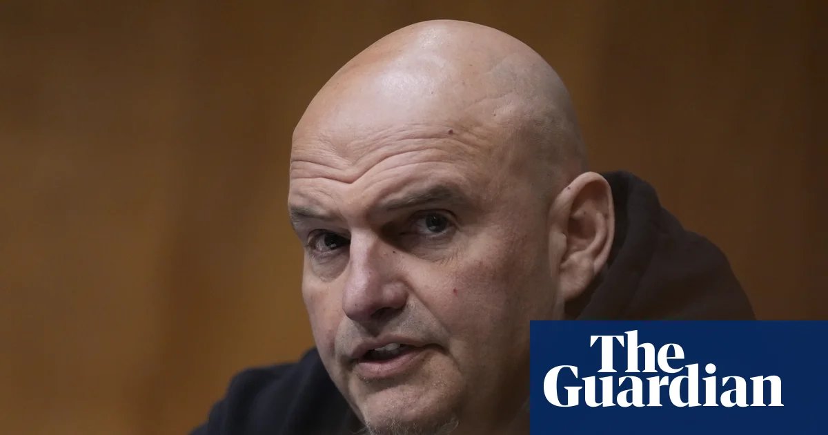 John Fetterman says he would leave Democrats if they became ‘anti-Israel’ | US news