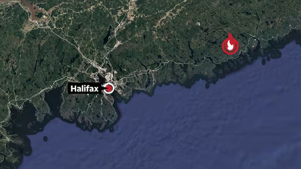 Crews battle out-of-control wildfire in rural Halifax County