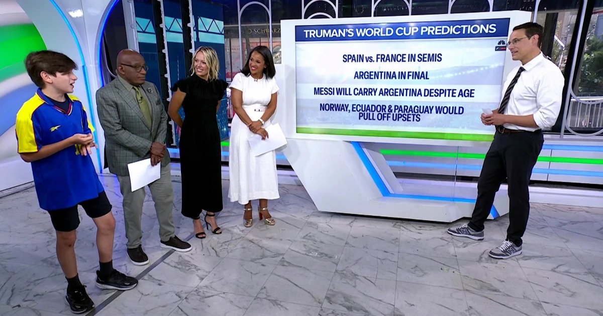 Steve Kornacki and Martha Stewart’s Grandson Talk World Cup
