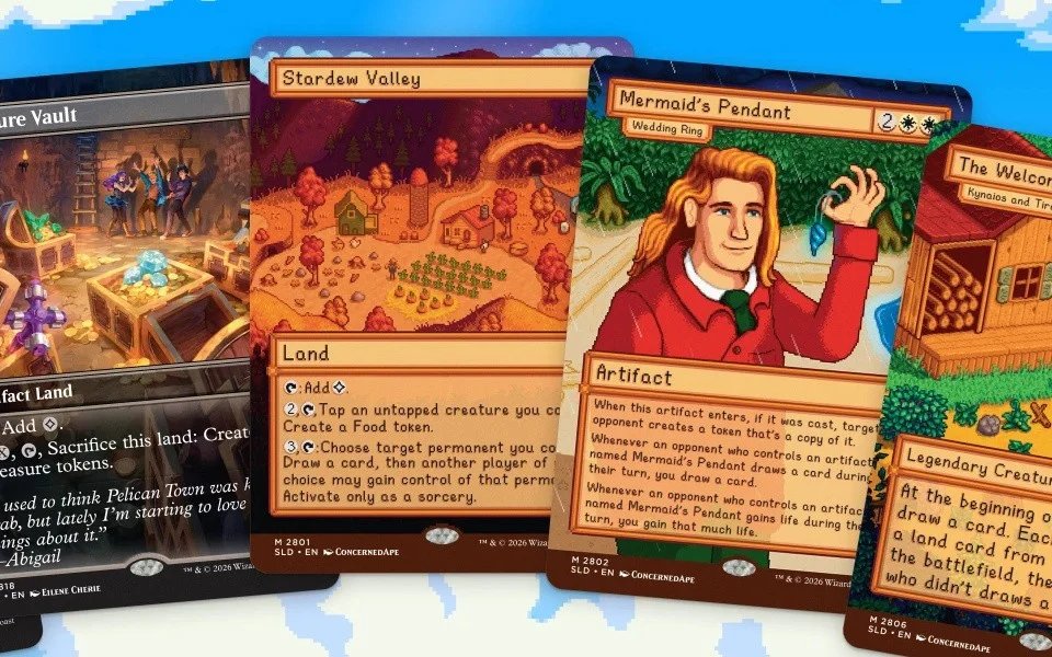 Stardew Valley X Magic: The Gathering 'Secret Lair' Collab Announced