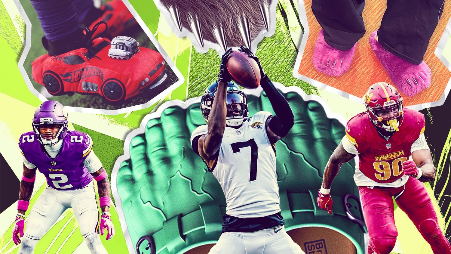 NFL players love wearing their ‘slippers and slides, baby!’