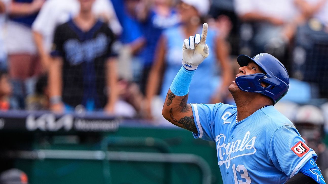 Salvador Perez ties George Brett’s Royals record with 317th HR