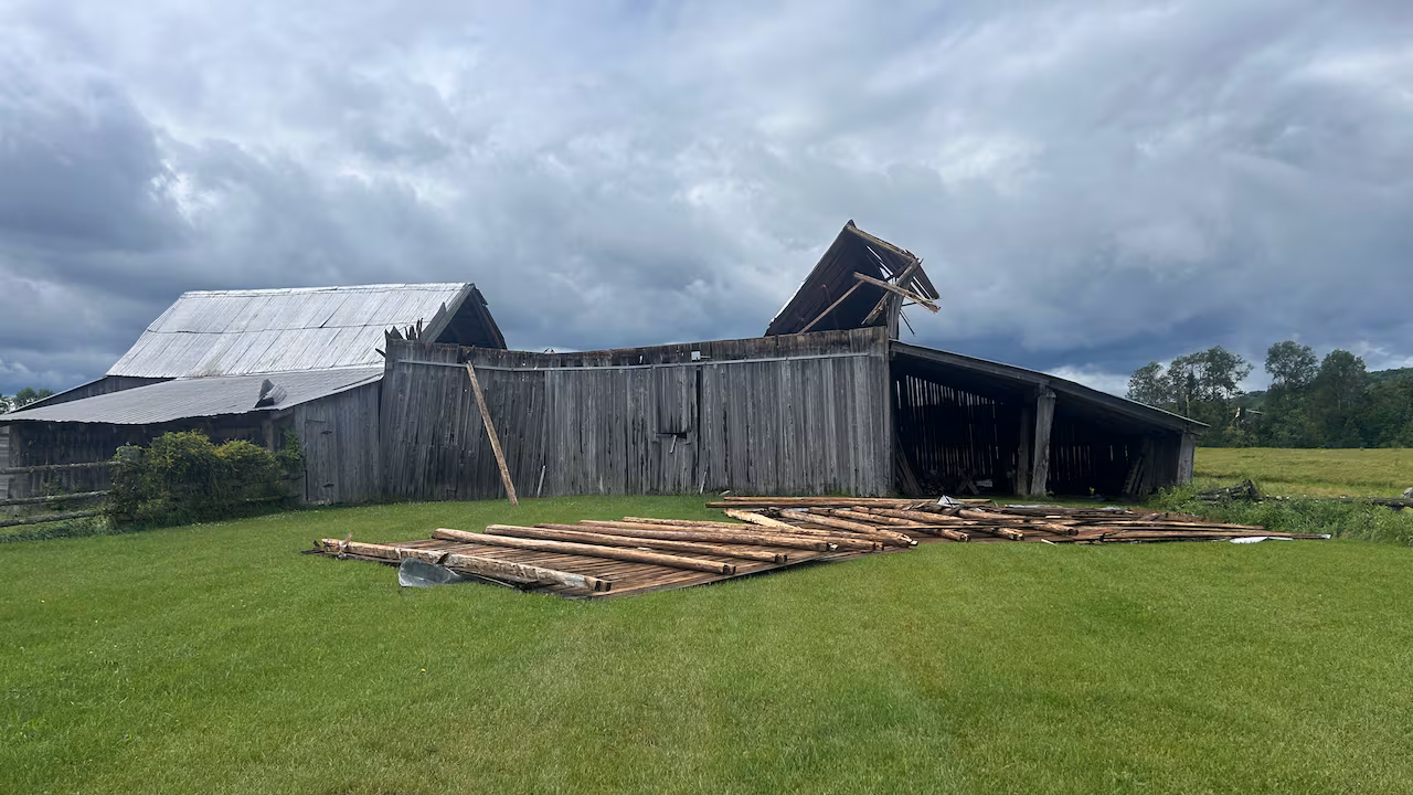 Likely tornado tears through Harrington, Que., leaves behind major damage