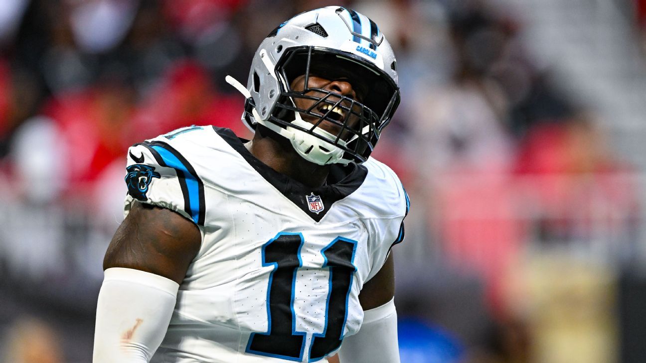 Sources: Panthers lose Nic Scourton to torn ACL on 1st day of camp