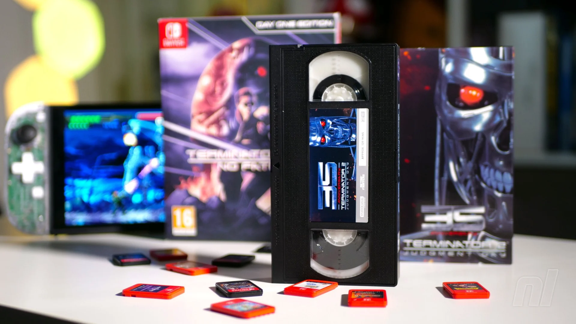 How About Celebrating Terminator 2’s 35th With This VHS Cassette That Holds Switch Games?