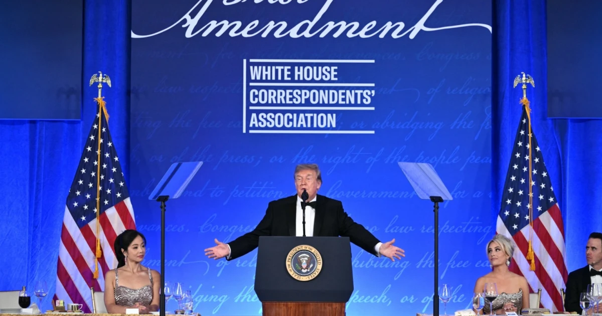 Trump touts his accomplishments and relationship with the press at Correspondents’ Dinner