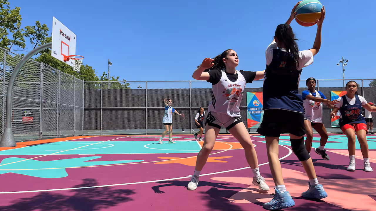 Revamped, vibrant Montreal basketball courts meant to inspire confidence