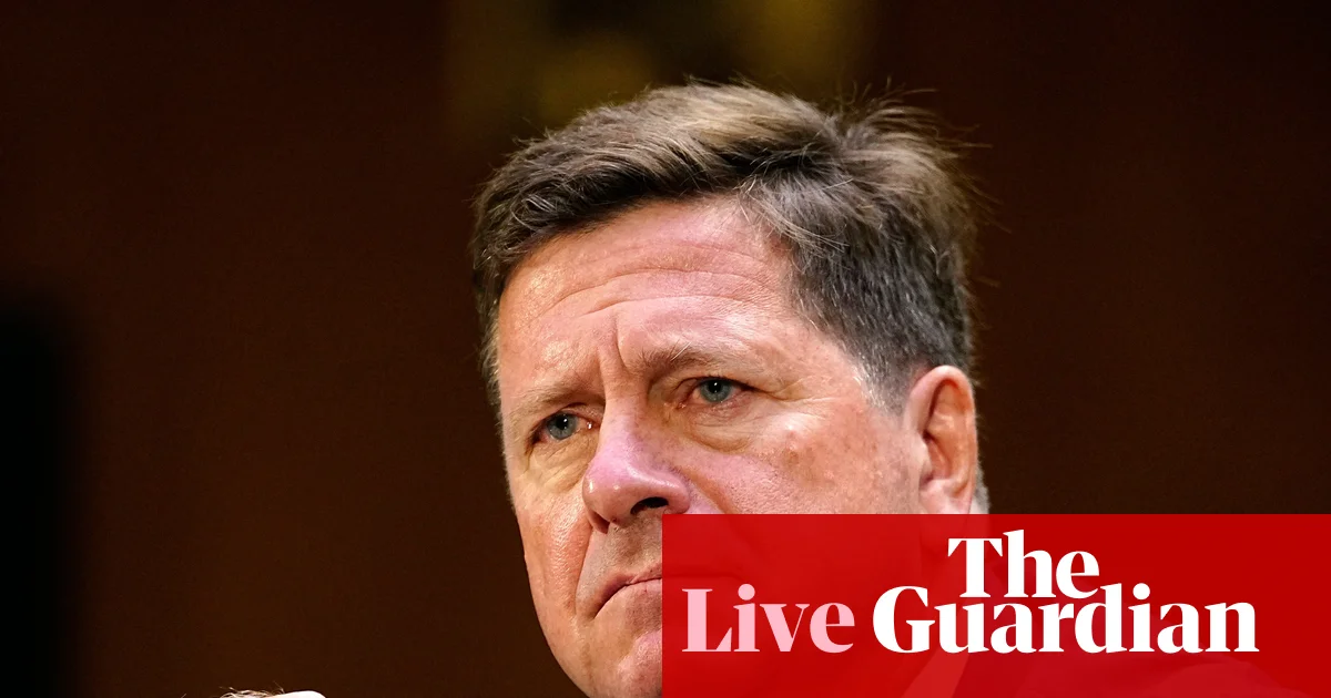 Senate to begin voting on Trump intelligence nominee Jay Clayton – US politics live | US news