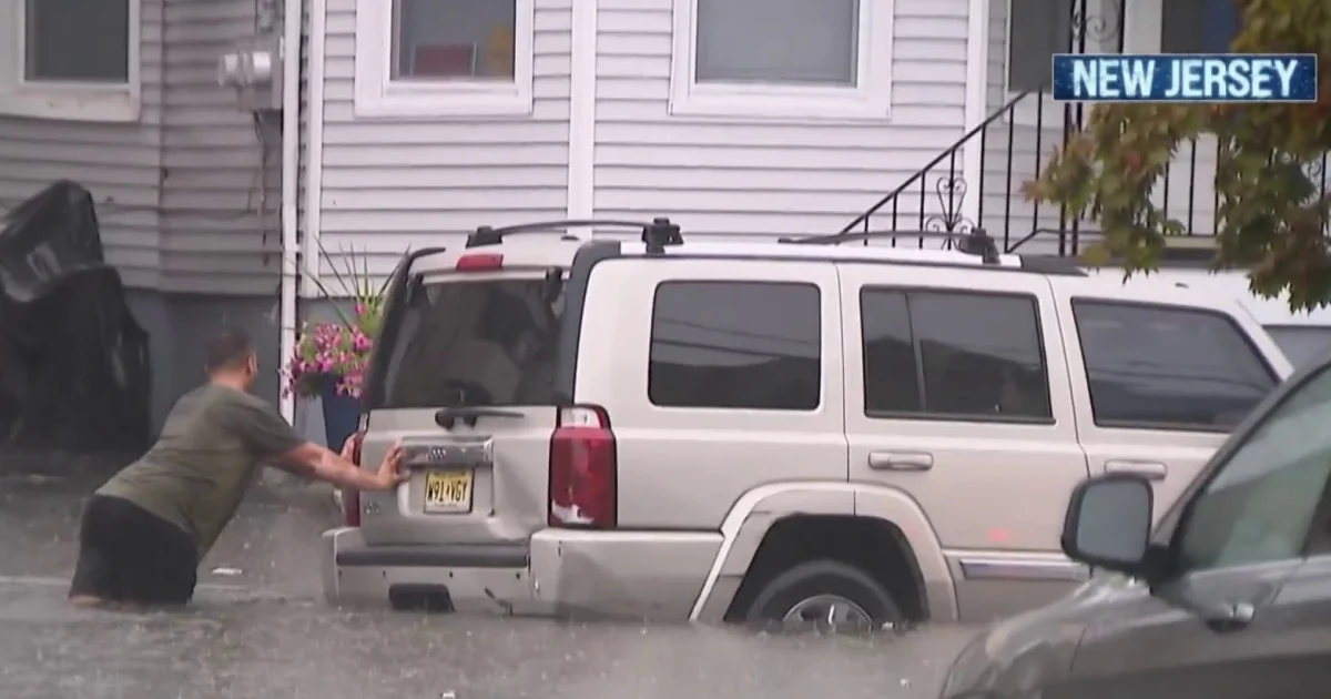 Torrential rain pummels the Northeast