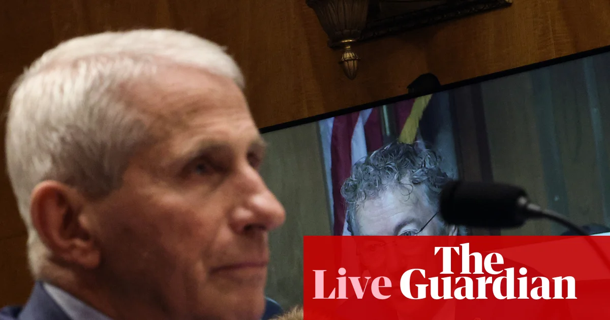 Anthony Fauci invokes fifth amendment right not to answer questions in Senate hearing on Covid-19 – live | Coronavirus