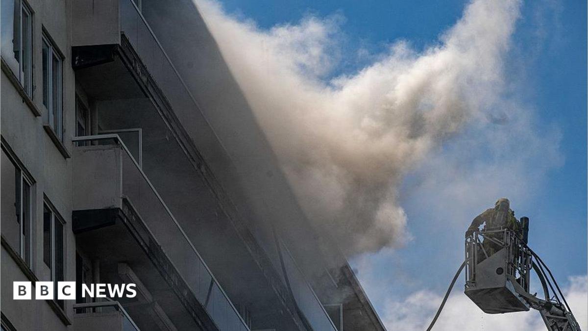 At least six dead in fire at Antwerp apartment block, say police
