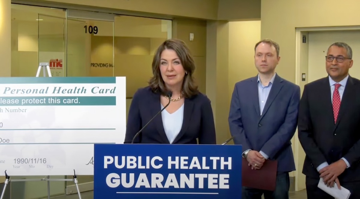 Let’s go back to the future Danielle Smith promised us: ‘No one should ever have to pay out of pocket to see a family doctor’