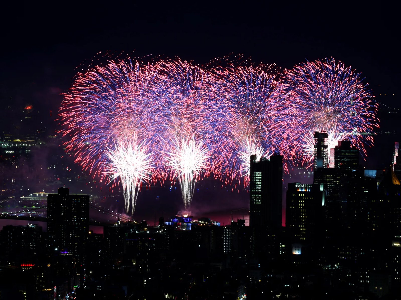 Fireworks light up New York City to mark 250 years of US independence | Independence
