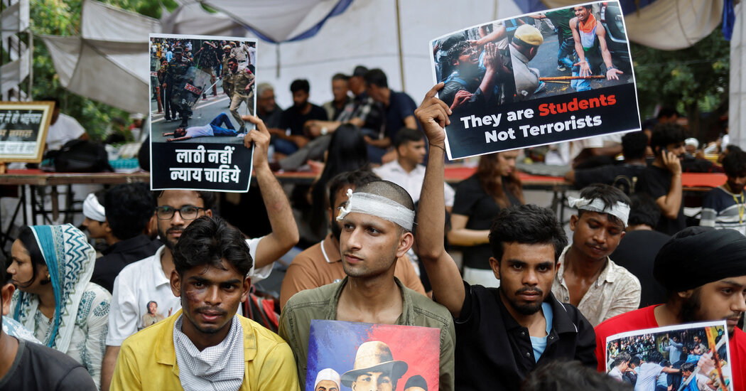India’s Young Protesters Are Bloodied but Unbowed