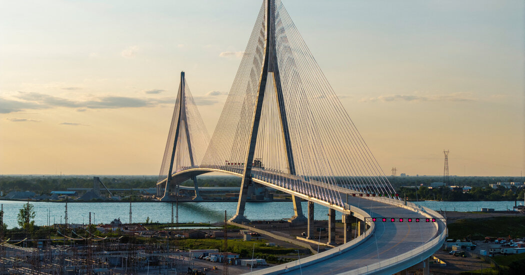 As Canada Opens Gordie Howe International Bridge, Americans Are Told to Stay Home