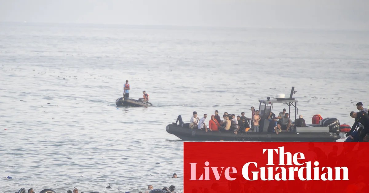 Ceuta crisis ‘a violation of Spain’s sovereignty’ says Sánchez as more than 40,000 reach enclave – Europe live | Spain
