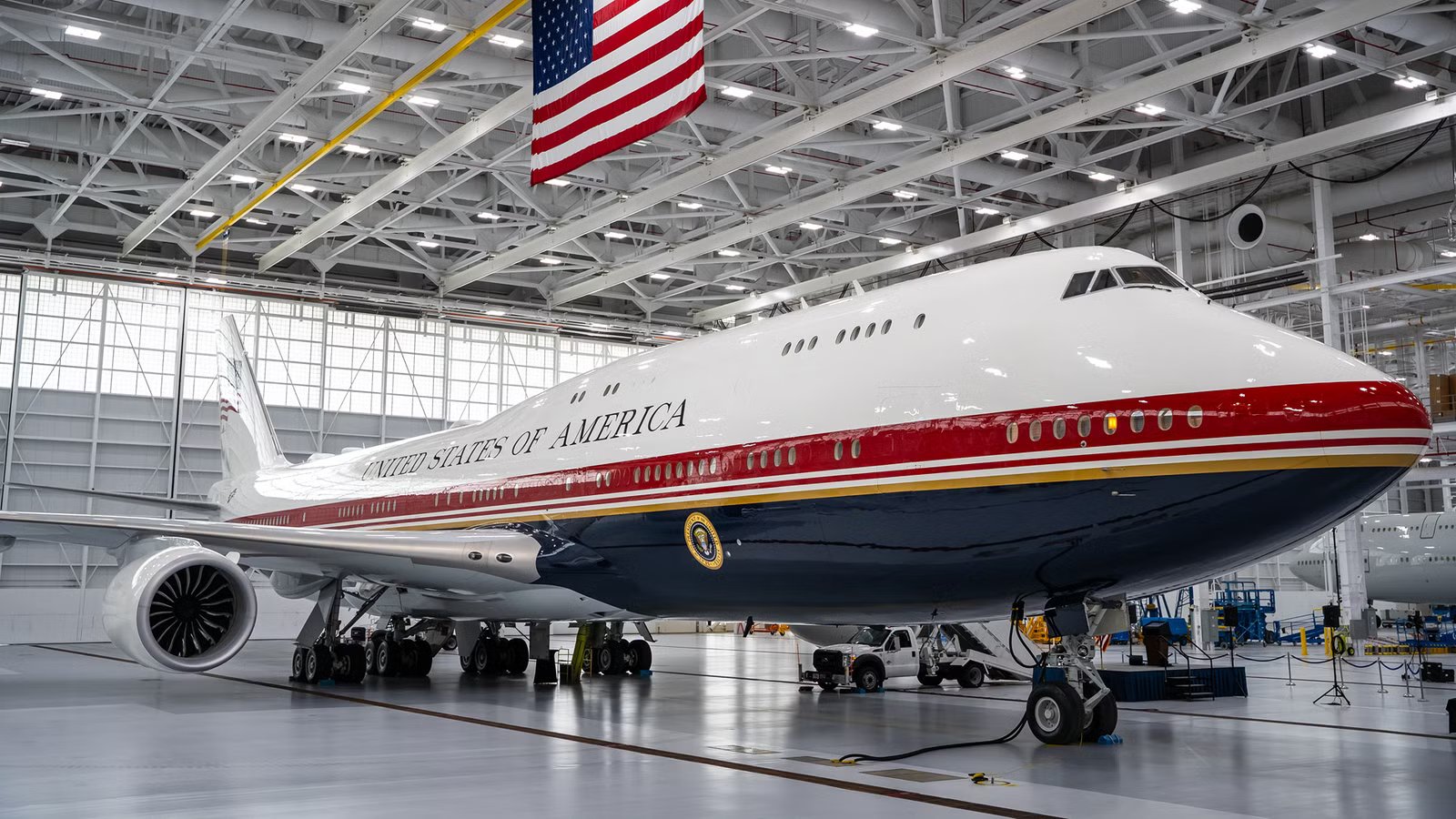 Trump’s $400M “Bridge” Air Force One Makes 1st International Journey To Turkey NATO Summit