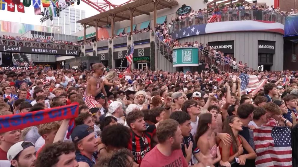 WATCH:  Celebrations across the country for USMNT's victory