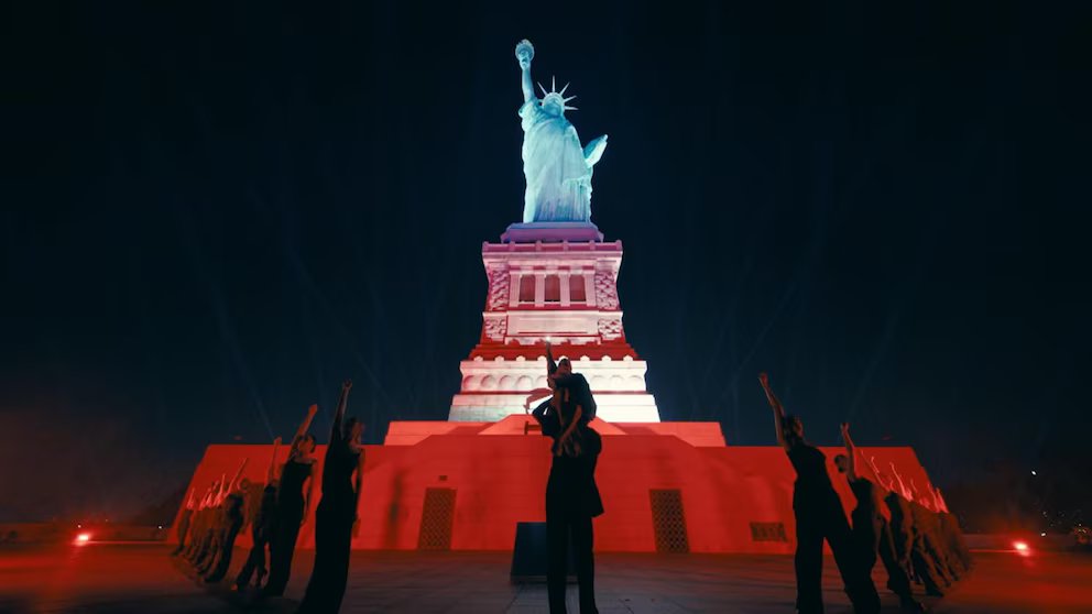 WATCH:  Liberty Lights' celebrates America's 250th through lasers, lights, music and dance