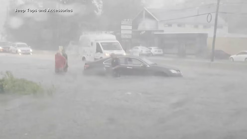 WATCH:  Severe storms, flooding leave trail of destruction