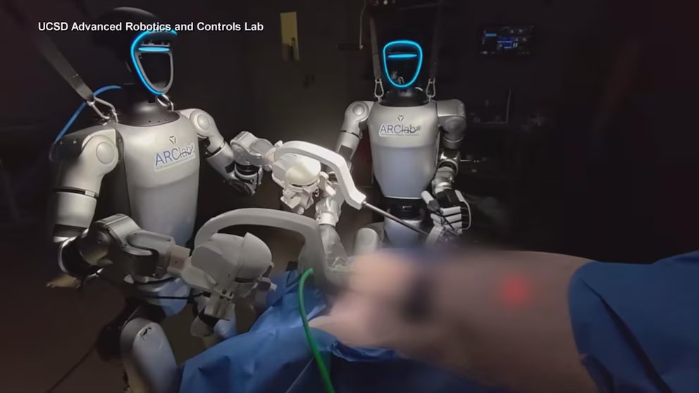 WATCH: Humanoid robots perform surgery