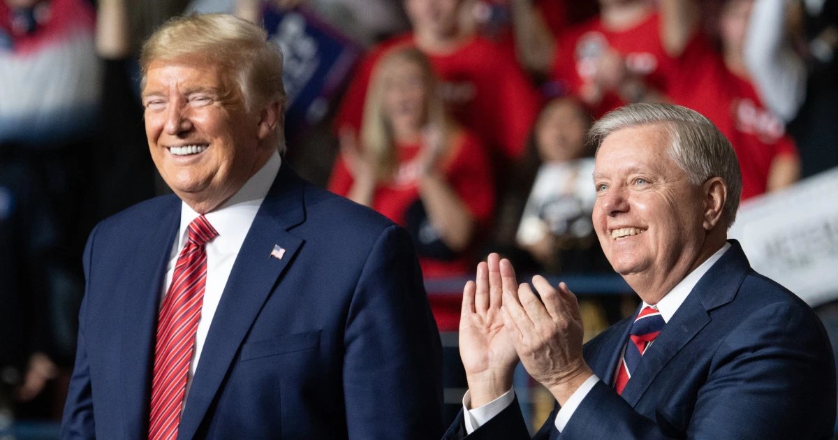Trump says he spoke with Sen. Lindsey Graham hours before his death