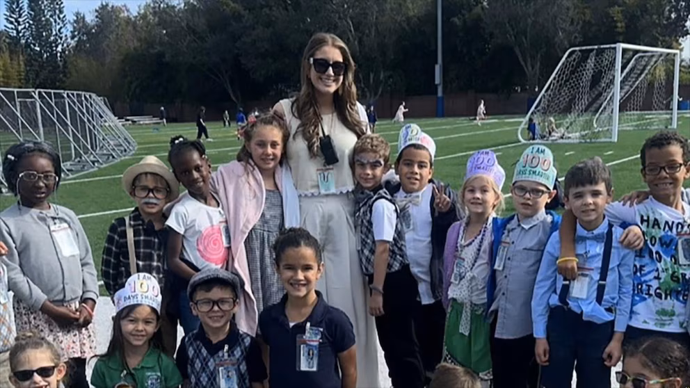 WATCH:  David Muir shares elementary school students' surprise to teacher on wedding day