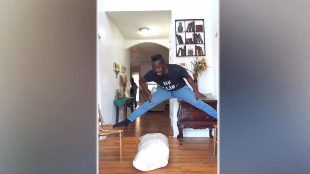 WATCH:  Dad recreates most daring videos on the internet