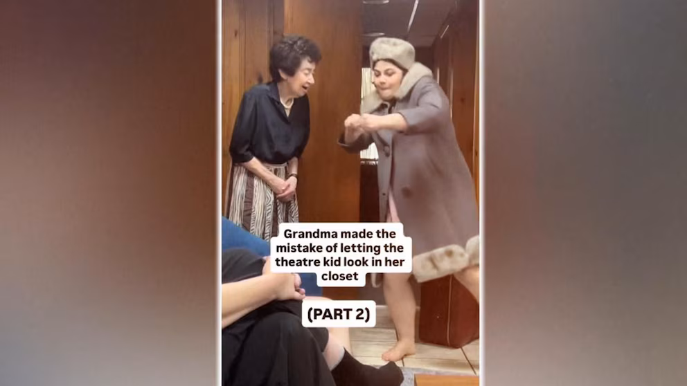 WATCH:  Grandma's closet inspires young actress