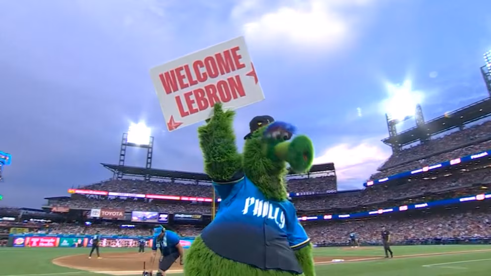 WATCH:  Philly goes wild for LeBron