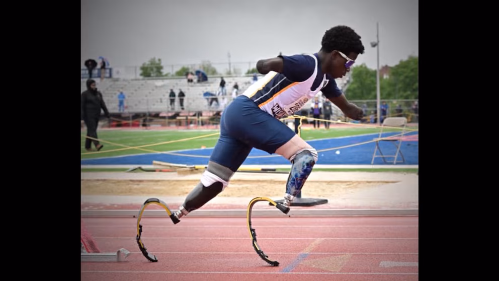 WATCH: America Strong: Rising high School Junior chases dreams on the track field