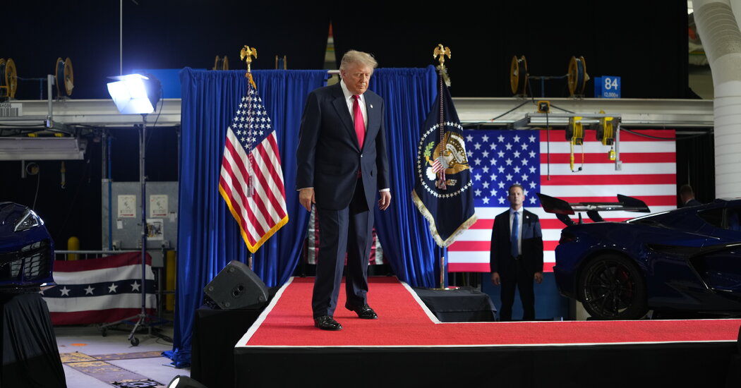 Trump Blames Affordability Problems on Biden in Michigan Speech