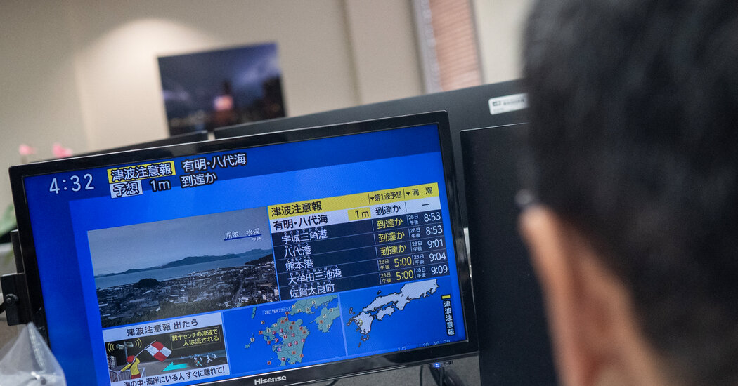 Japan Earthquake Live Updates: 6.8-Magnitude Quake Strikes Kumamoto Prefecture